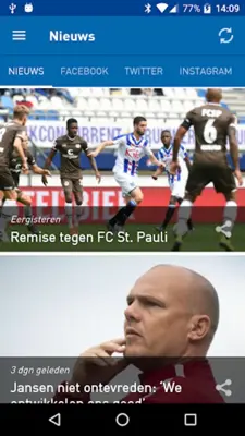 sc Heerenveen android App screenshot 2